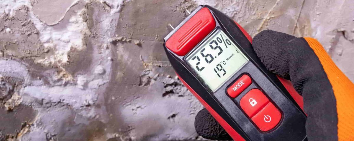 Aufsteigende Feuchtigkeit in der Wand